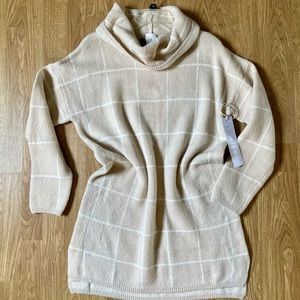 NWT Cowl Neck Sweater Dress